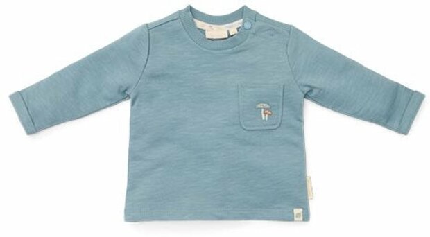 Little Dutch Shirt lange mouw - Blauw - Forest Friends