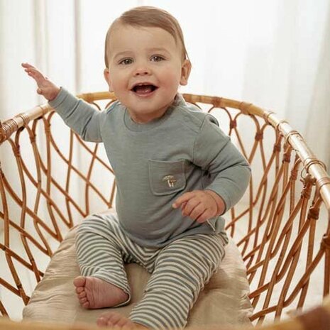 Little Dutch Shirt lange mouw - Blauw - Forest Friends