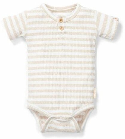 Romper korte mouw - Zand - Newborn Naturals