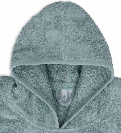 Jollein Badponcho Baby Badstof - Miffy Jacquard Sea Green