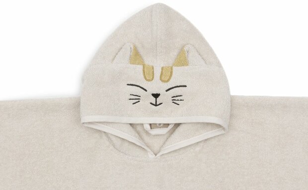 Jollein Badponcho Badstof Charlie Cat
