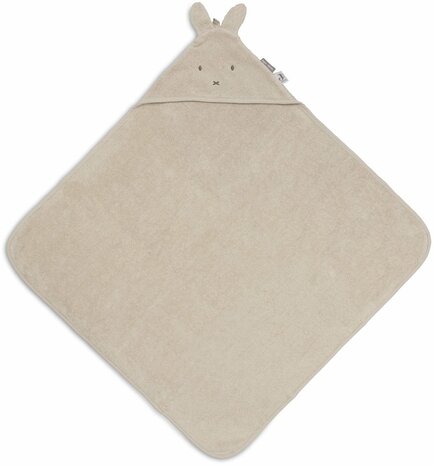 Jollein Badcape Jersey / Badstof - 75x75 cm - Miffy Warm - Sand