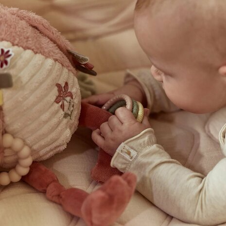Little Dutch  Activiteitenknuffel Flamingo - Roze