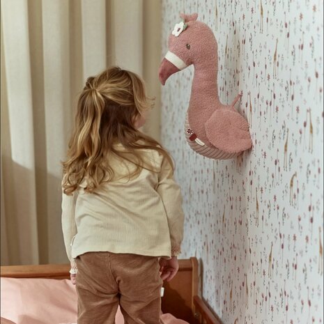 little Dutch Dierenkop Flamingo - Roze
