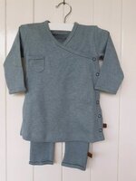 Baby's only Jurkje met legging melange stonegreen