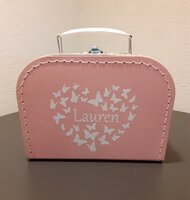 Koffertje met vlinders