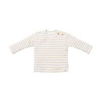Little Dutch T-shirt lange mouw Streep Sand/White