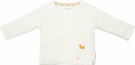 Little Dutch T-shirt overslag lange mouw Off White